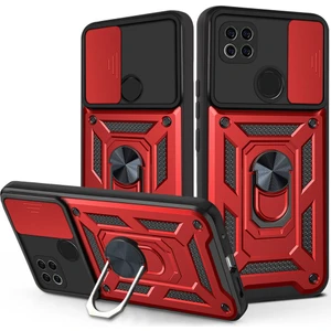 Kny Xiaomi Mi 11 Lite Kılıf Ultra Korumalı Yüzüklü Manyetik Sürgülü Vega Kapak