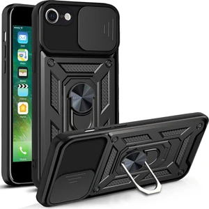 Kny Apple Iphone 7 Kılıf Ultra Korumalı Yüzüklü Manyetik Sürgülü Vega Kapak