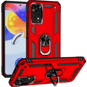 Kny Xiaomi Redmi Note 11 Pro 4g Global Kılıf Ultra Korumalı Yüzüklü Manyetik Vega Kapak