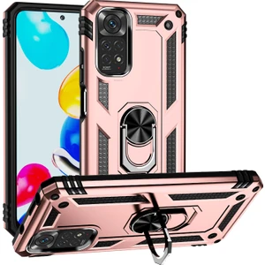 Kny Xiaomi Redmi Note 11S Kılıf Ultra Korumalı Yüzüklü Manyetik Vega Kapak