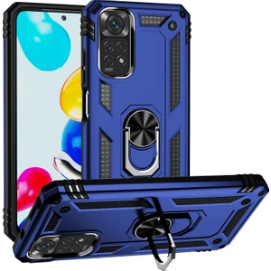 Kny Xiaomi Redmi Note 11S Kılıf Ultra Korumalı Yüzüklü Manyetik Vega Kapak