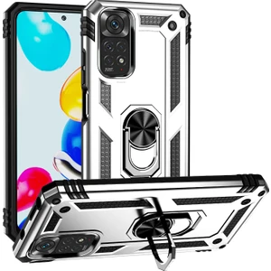 Kny Xiaomi Redmi Note 11 Kılıf Ultra Korumalı Yüzüklü Manyetik Vega Kapak