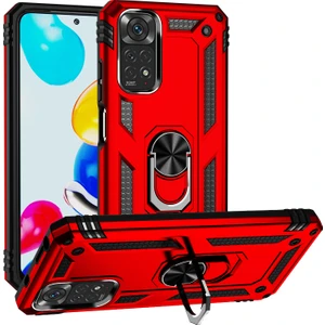 Kny Xiaomi Redmi Note 11 Kılıf Ultra Korumalı Yüzüklü Manyetik Vega Kapak