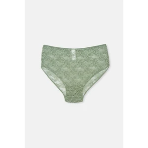 Yeşil Yüksek Bel Slip