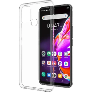 Kny Infinix Hot 10T Kılıf Ultra Ince Şeffaf Silikon