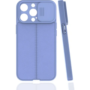 Kny Apple Iphone 13 Pro Kılıf Deri Desenli Kamera Korumalı Sürgülü Niss Silikon