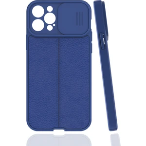 Kny Apple Iphone 12 Pro Kılıf Deri Desenli Kamera Korumalı Sürgülü Niss Silikon