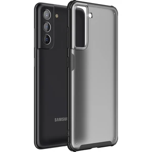 Kny Samsung Galaxy S21 Fe Kılıf Silikon Kenarlı Buzlu Volks Kapak