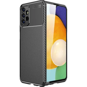 Kny Galaxy A13 4g Kılıf Karbon Desenli Lux Negro Silikon