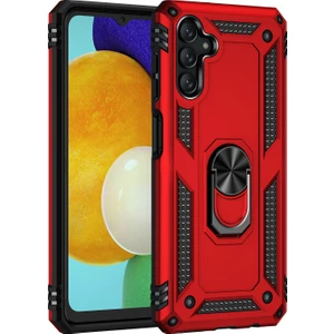 Kny Samsung Galaxy A13 Kılıf Ultra Korumalı Yüzüklü Standlı Manyetik Vega Kapak