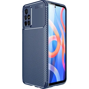 Kny Xiaomi Redmi Note 11 Kılıf Karbon Desenli Lux Negro Silikon