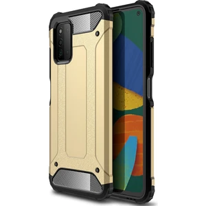 Kny Samsung Galaxy A03S Kılıf Çift Katmanlı Armour Case