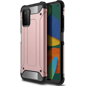 Kny Samsung Galaxy A03S Kılıf Çift Katmanlı Armour Case