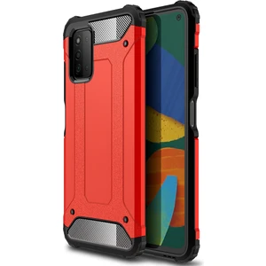 Kny Samsung Galaxy A03S Kılıf Çift Katmanlı Armour Case