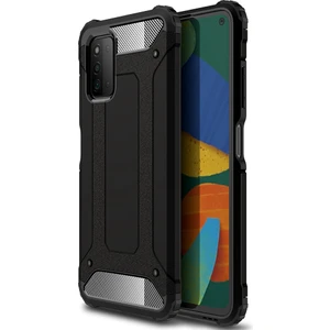 Kny Samsung Galaxy A03S Kılıf Çift Katmanlı Armour Case