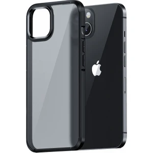 Kny Apple Iphone 13 Kılıf Renkli Kenarlı Arkası Buzlu H-Boom Kapak