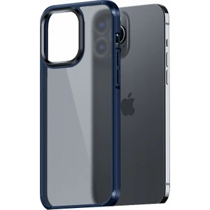 Kny Apple Iphone 13 Pro Max Kılıf Renkli Kenarlı Arkası Buzlu H-Boom Kapak