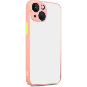 Kny Apple Iphone 13 Mini Kılıf Silikon Kenarlı Kamera Korumalı Hux Kapak