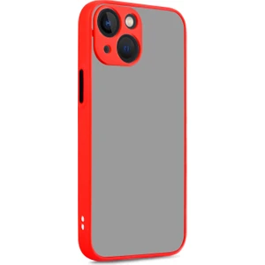 Kny Apple Iphone 13 Mini Kılıf Silikon Kenarlı Kamera Korumalı Hux Kapak