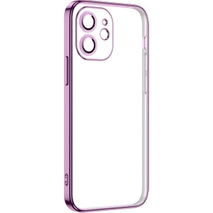 Kny Apple Iphone 12 Kılıf Kamera Korumalı Renkli Laser Krep Silikon