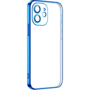 Kny Apple Iphone 12 Kılıf Kamera Korumalı Renkli Laser Krep Silikon
