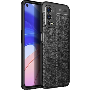 Kny Oppo A55 4g Kılıf Deri Desenli Lux Niss Silikon