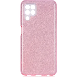 Kny Samsung Galaxy A22 4g Kılıf Simli Parlak Shining Silikon
