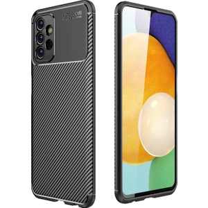 Kny Samsung Galaxy A13 4g Kılıf Karbon Desenli Lux Negro Silikon