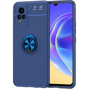 Kny Vivo V21 E Kılıf Yüzüklü Manyetik Ravel Silikon