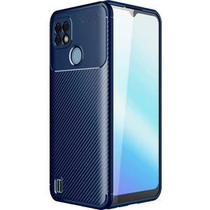 Kny Realme C25 Kılıf Karbon Desenli Lux Negro Silikon