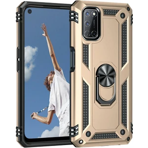 Kny Oppo A74 Kılıf Ultra Korumalı Yüzüklü Manyetik Vega Kapak
