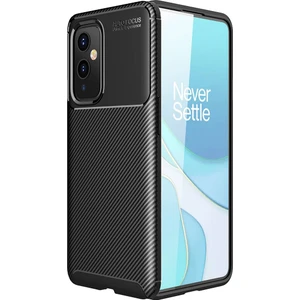 Kny One Plus 9 Kılıf Karbon Desenli Lux Negro Silikon