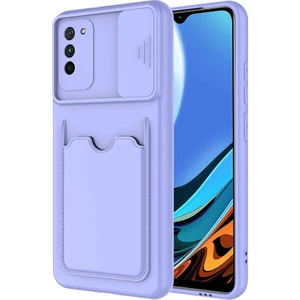 Kny Xiaomi Poco M3 Kılıf Kamera Korumalı Sürgülü Kartlıklı Kartix Silikon
