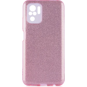 Kny Xiaomi Redmi Note 10S Kılıf Simli Parlak Shinning Silikon
