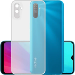 Realme C3I Kılıf Toz Koruma Tıpalı Şeffaf Arka Kapak