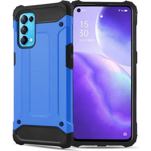 Kny Oppo Reno 5 Kılıf Çift Katmanlı Armour Case