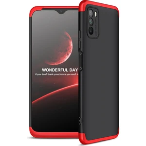 Kny Xiaomi Poco M3 Kılıf 3 Parça 360 Ays Kapak