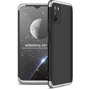 Kny Xiaomi Poco M3 Kılıf 3 Parça 360 Ays Kapak