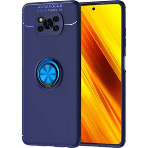 Kny Xiaomi Pocophone X3 Nfc Kılıf Yüzüklü Manyetik Ravel Silikon