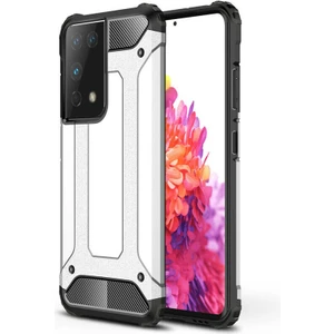 Kny Samsung Galaxy S21 Ultra Kılıf Çift Katmanlı Armour Case