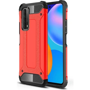 Kny Huawei P Smart 2021 Kılıf Çift Katmanlı Armour Case