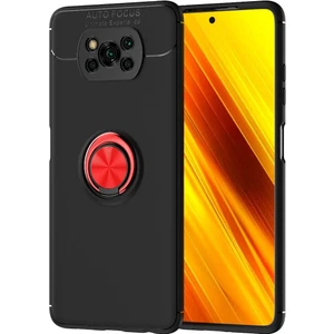 Kny Xiaomi Pocophone X3 Nfc Kılıf Yüzüklü Manyetik Ravel Silikon