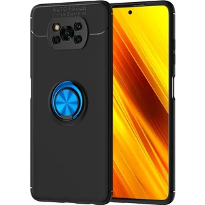 Kny Xiaomi Pocophone X3 Nfc Kılıf Yüzüklü Manyetik Ravel Silikon
