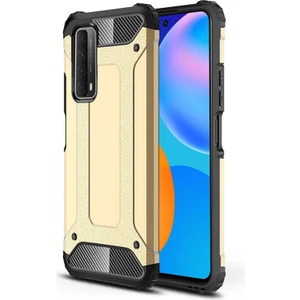 Kny Huawei P Smart 2021 Kılıf Çift Katmanlı Armour Case