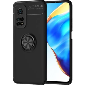 Kny Xiaomi Mi 10T Pro Kılıf Yüzüklü Manyetik Ravel Silikon