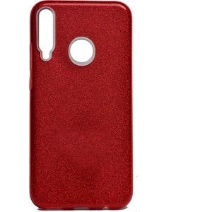 Kny Huawei P40 Lite E Kılıf Simli Parlak Shining Silikon