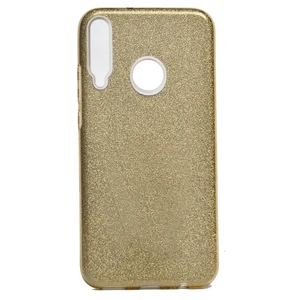 Kny Huawei P40 Lite E Kılıf Simli Parlak Shining Silikon