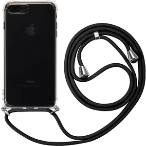 Kny Apple Iphone 8 Plus Kılıf Ipli Askılı Ultra Koruma Antishock Silikon