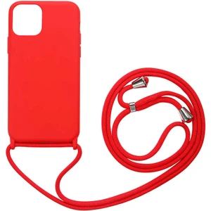 Kny Apple Iphone 12 Mini Kılıf Içi Süet Ipli Askılı Lansman Silikon
