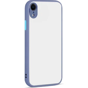 Kny Apple Iphone Xr Kılıf Renkli Kenarlı Kamera Korumalı Buzlu Hux Kapak